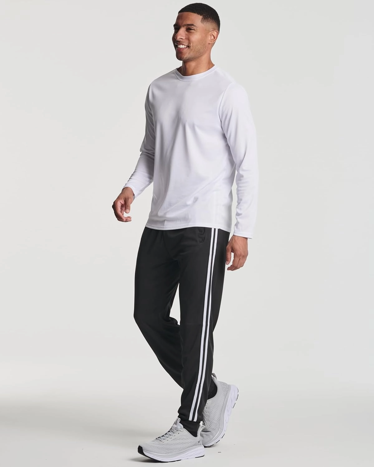 Real Essentials 3 Pack: Men's Tech Mesh Active Athletic Casual Jogger Sweatpants with Pockets(Available in Big & Tall)