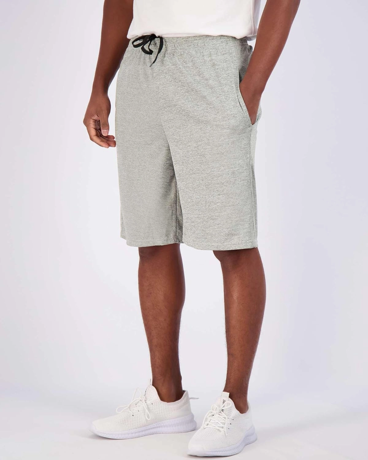 Real Essentials 5 Pack: Men's Mesh Athletic Basketball Shorts Quick Dry Activewear with Pockets