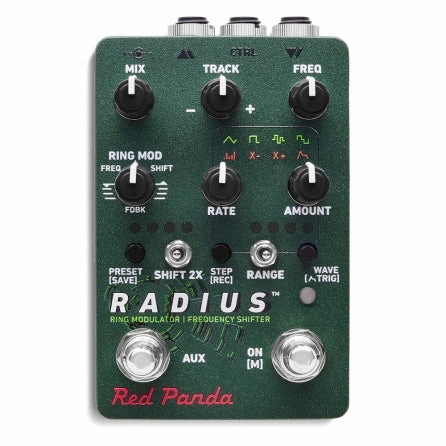 Red Panda Radius Ring Modulator & Frequency Shifter Effect Pedal