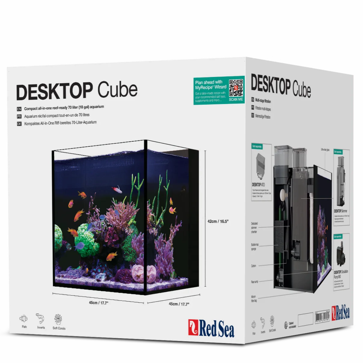 Red Sea Desktop Cube - black