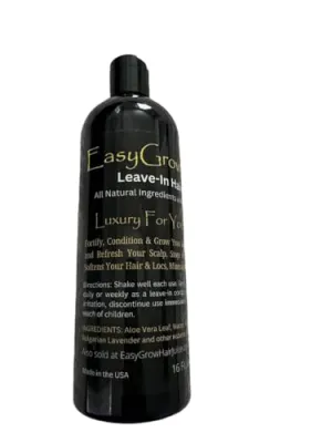 Rejuvenate Hair and Locs | Promote Hair Growth | Remove Buildup | Easy Grow Hair Juice | Great for all hair types | Healthy Hair | Aloe Based | 8 Ounce
