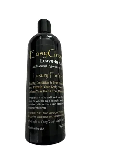 Rejuvenate Hair and Locs | Promote Hair Growth | Remove Buildup | Easy Grow Hair Juice | Great for all hair types | Healthy Hair | Aloe Based | 8 Ounce