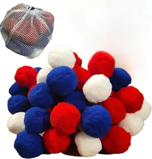 Reusable Water Balls & Mesh Bag - 42 Large Reusable Water Balloons 3" Splash Soaker Bombs | Outdoor Water Toys & Game Activity for Summer Yard, Pool, Lawn, Beach