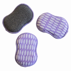 Reusable Sponge in Lilac Beans