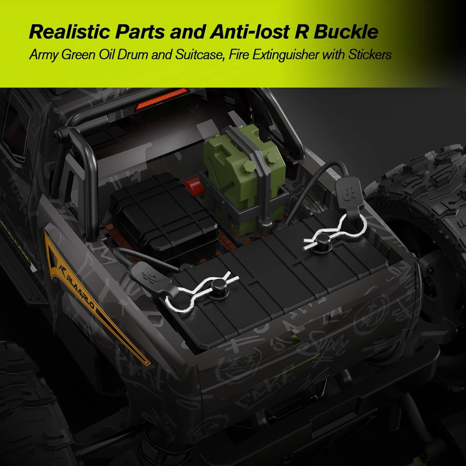 RLAARLO 1/14 Brushless Fast RC Cars for Adults, Top Speed 60  MPH RC Truck, All Terrain Remote Control Car Hobby Off-Road Remote Control Truck 4x4 Monster Trucks with 3S Battery