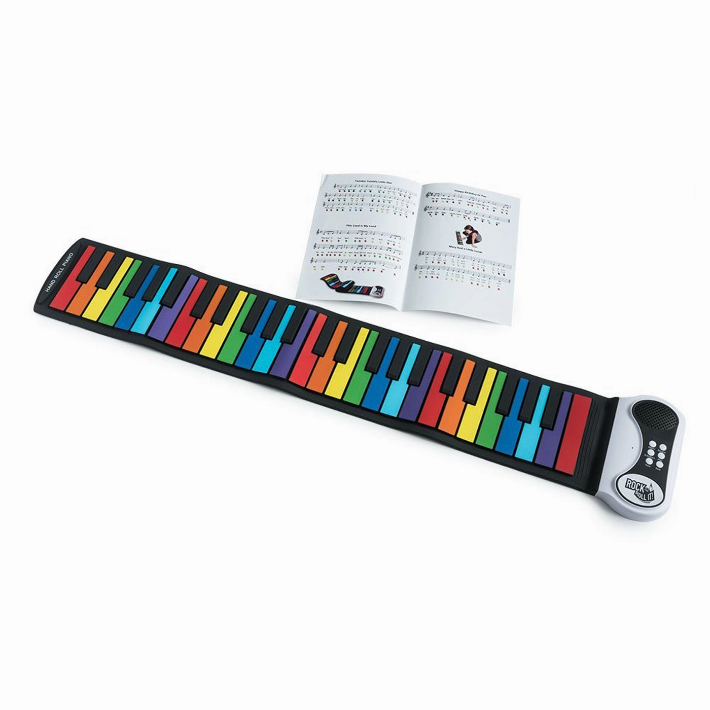 Rock-and-Roll-It!-Electronic-Piano-Flexible-Colour Coded 49-Keys