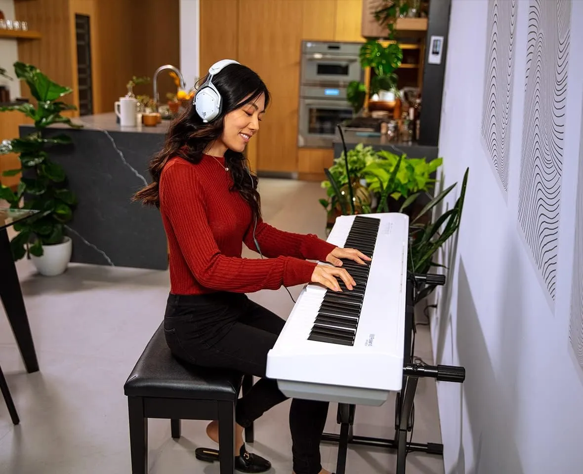 Roland FP-30X Digital Piano with Built-in Powerful Amplifier and Stereo Speakers. Rich Tone and Authentic Ivory 88-Note PHA-4 Keyboard for unrivalled Acoustic Feel and Sound. (FP-30X-WH), White