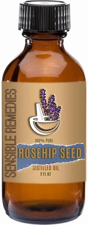 Rosehip Seed Oil 100% Pure and Natural Distilled 2 fl oz
