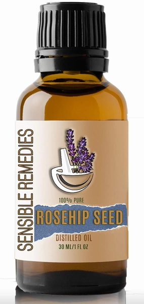 Rosehip Seed Oil 100% Pure and Natural Distilled 30 mL (1 oz)