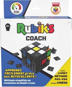 Rubik's Cube Coach 3X3 - Puzzle Game for Adults and Children - Magic Cube - 3x3 Puzzle - Learning Puzzle - Colour Matching - Educational Cube Problem Solving - Children's Toy 8 Years and Above