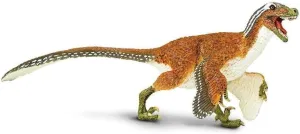 Safari Ltd. Feathered Velociraptor Figurine - Detailed 8.5" Plastic Model Figure - Fun Educational Play Toy for Boys, Girls & Kids Ages 3 
