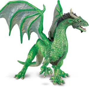 Safari Ltd. Forest Dragon Figurine - Detailed 6" Plastic Model Figure - Mythical Creature Toy for Boys, Girls & Kids Ages 4 