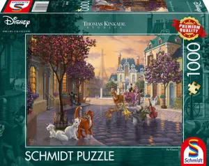 Schmidt Spiele 59690 Thomas Kinkade Disney The Aristocats Jigsaw Puzzle 1000 Pieces