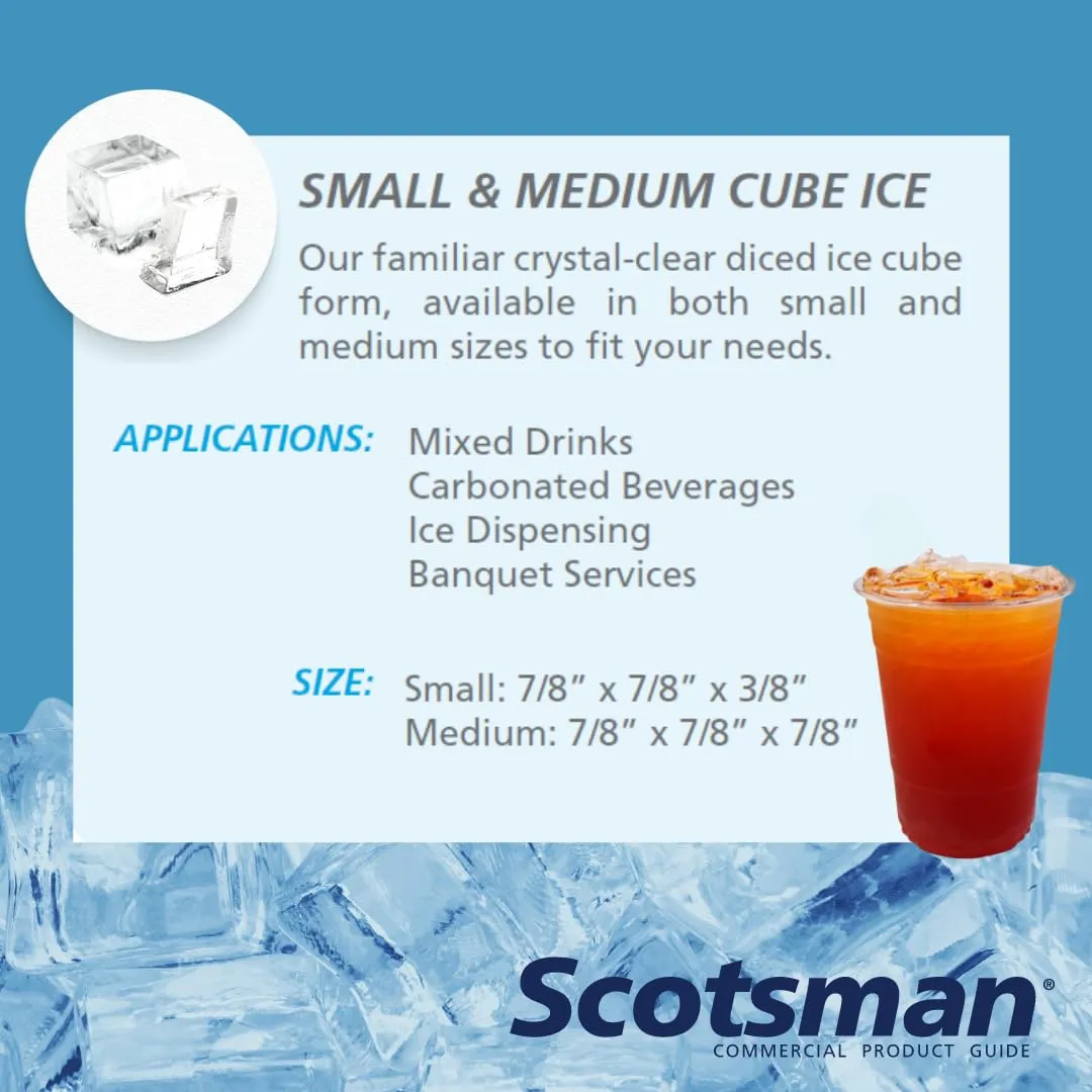 Scotsman Commercial Undercounter Ice Maker with Bin