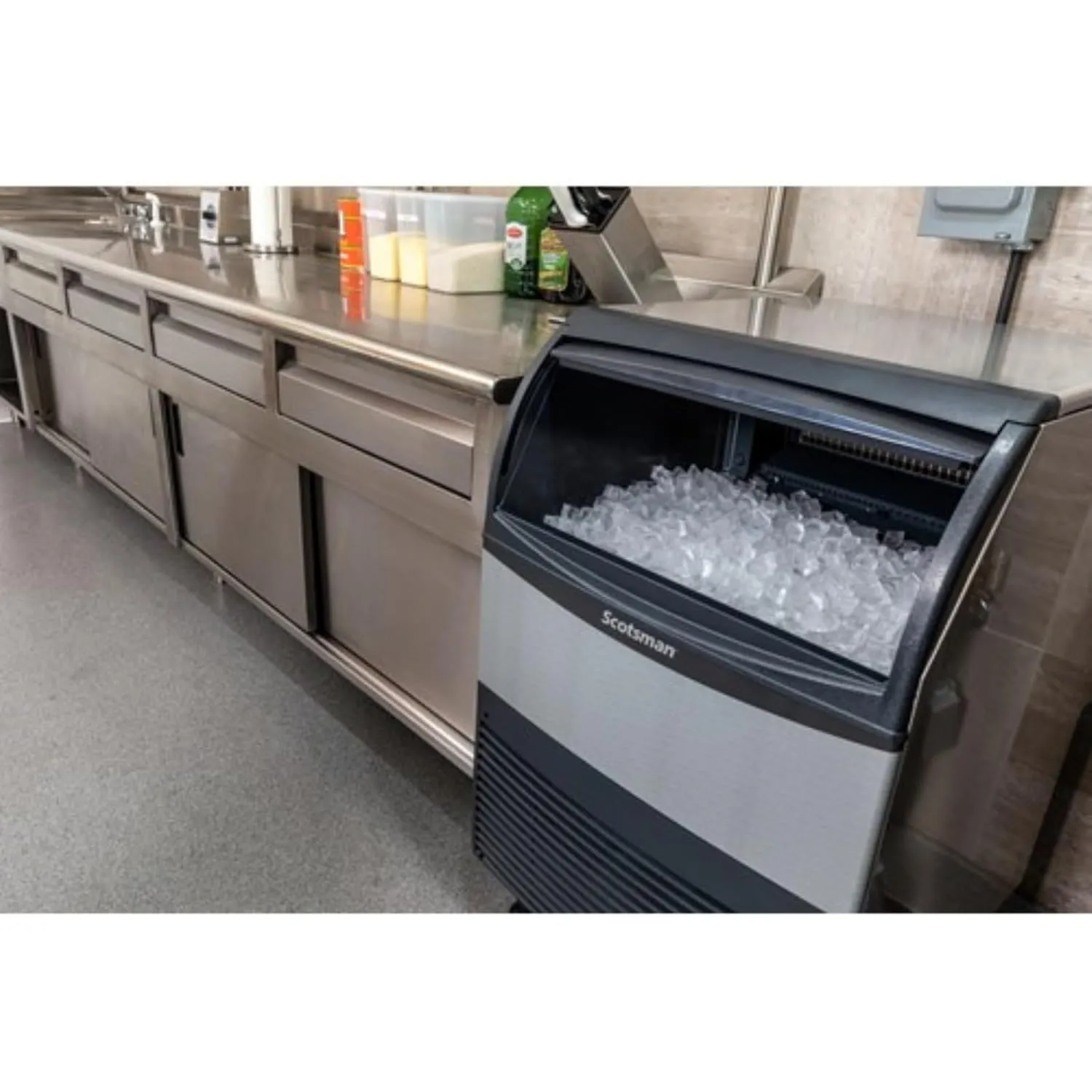 Scotsman Commercial Undercounter Ice Maker with Bin