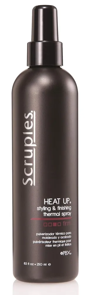 Scruples Heat Up Styling Spray - Hair Heat Protectant with Control, Hold and Texture - Lightweight, Water Soluble Formula (8.5 oz)