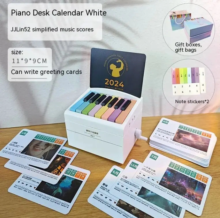 Second-generation Adjustable Volume Hand Cranked Electronic Piano