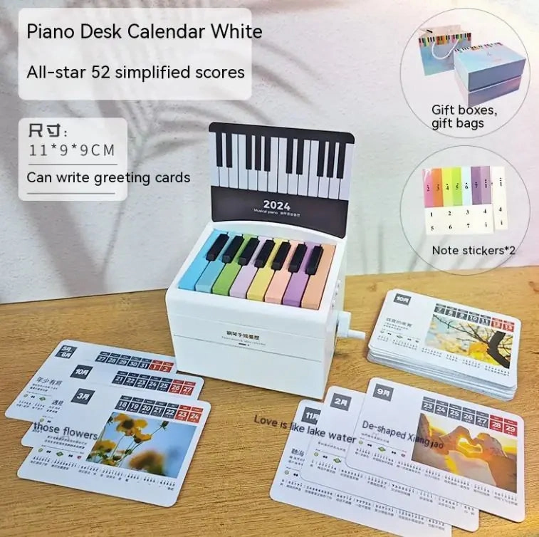 Second-generation Adjustable Volume Hand Cranked Electronic Piano