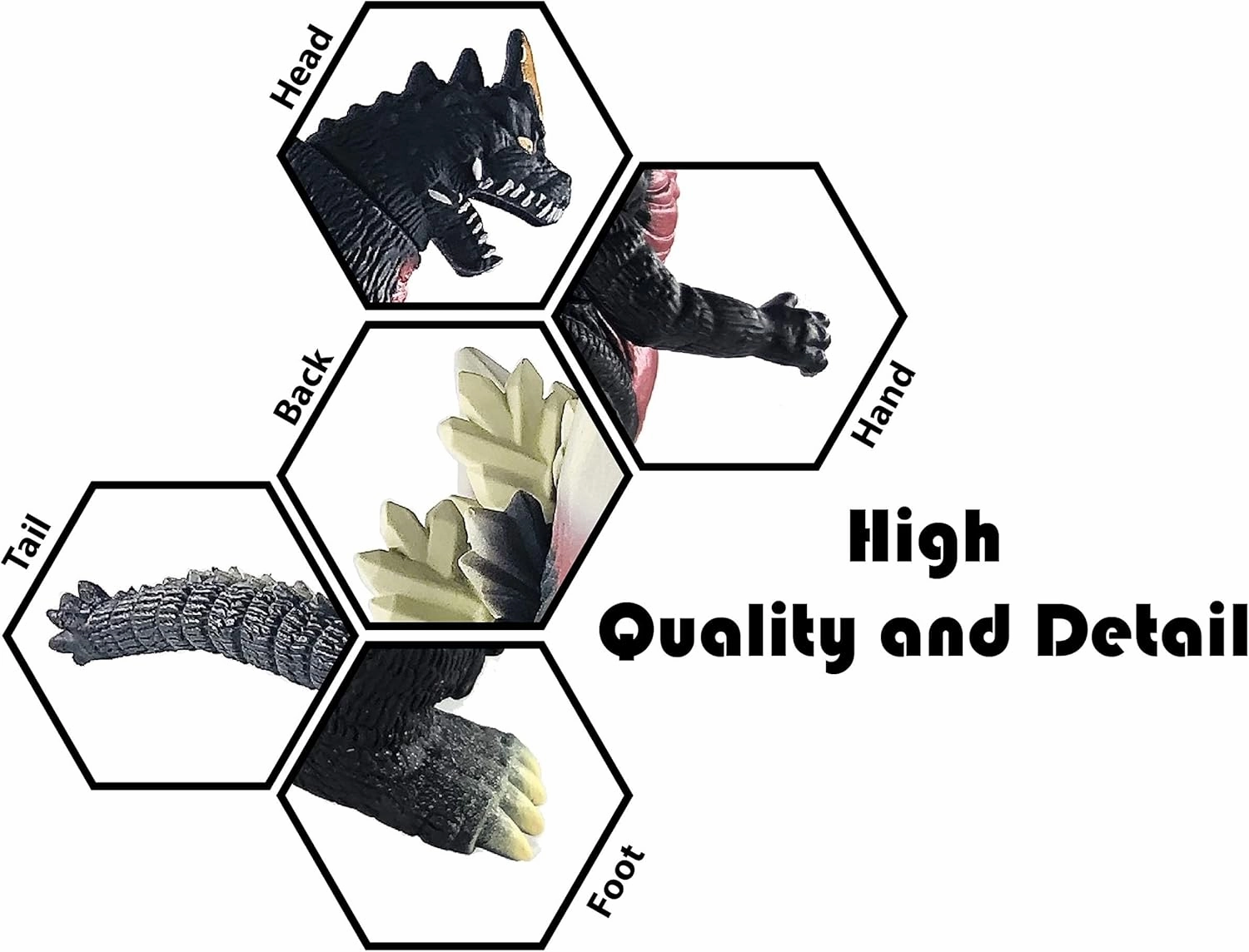 Set of 2pcs New Dragon Monsters Action Figures 11 inch Tall
