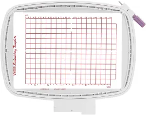 Sew Tech Embroidery Hoop for Husqvarna Viking Designer Diamond Deluxe Royal, Ruby Royal Deluxe, Designer Epic 2 Designer Brilliance 80 etc., 5x7 inch (130x180 mm) Design Hoop