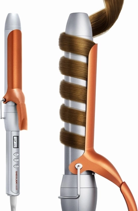 SHEGLAM Curling Iron 1 ¼ inch, Long Barrel Curling Iron with LED Display & 8 Temperature Settings, Quick Preheating, Auto Off Suitable for All Hair Types