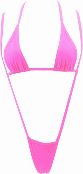 SHERRYLO Micro Bikini Extreme Slingshot G String Sling Bikinis Slutty Exotic Swimsuit Thong Bathing Suit Lingerie for Women