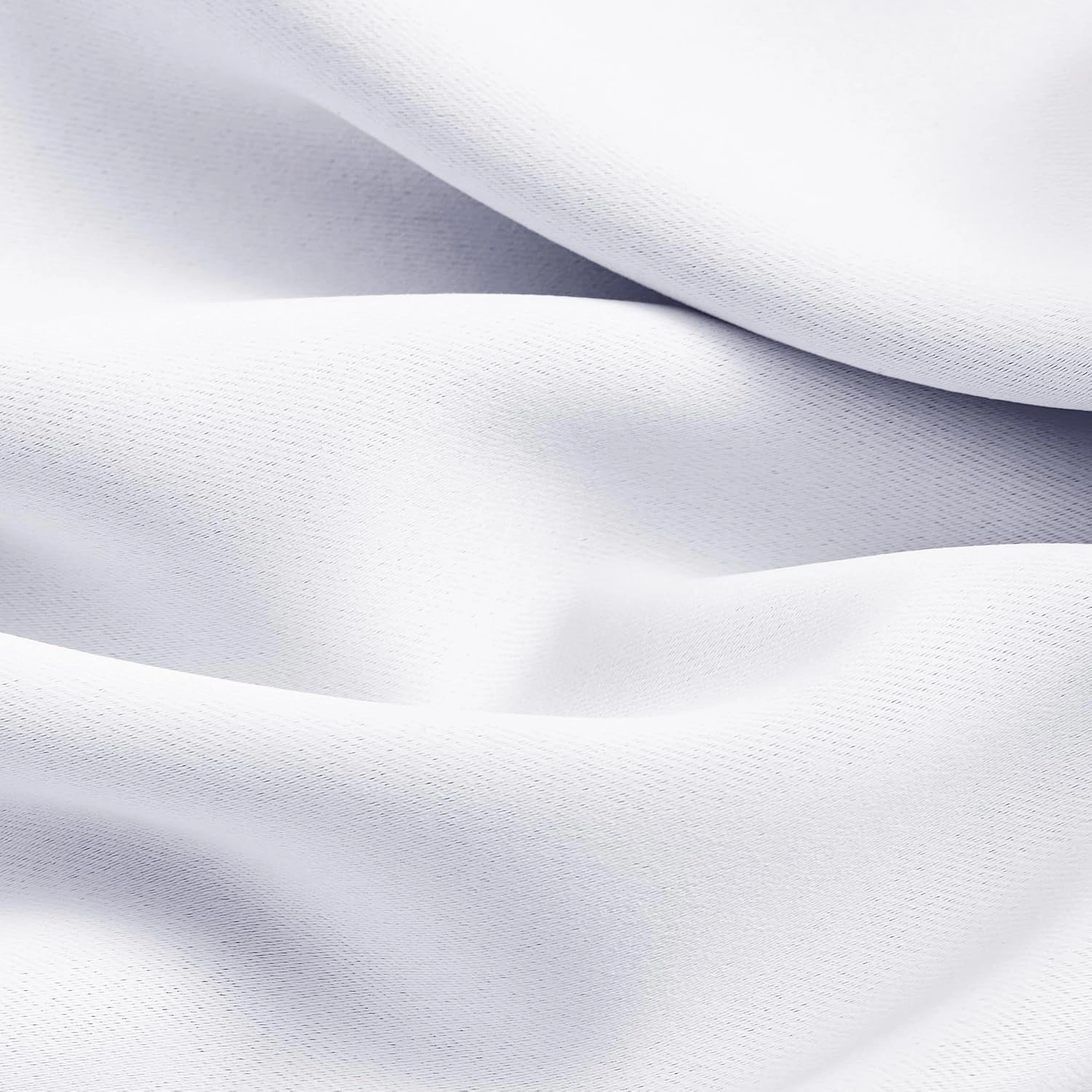 SHINELAND White Blackout Curtains Pleated with Hooks Rings Black Out 84 Inch Length Long 2 Panels Set Living Room Bedroom Curtains,White Curtains 84 Inches Long