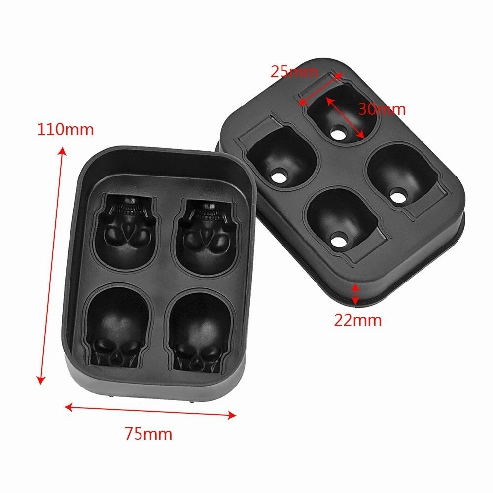 Silicone Skull Ice Cube Mold