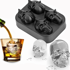 Silicone Skull Ice Cube Mold