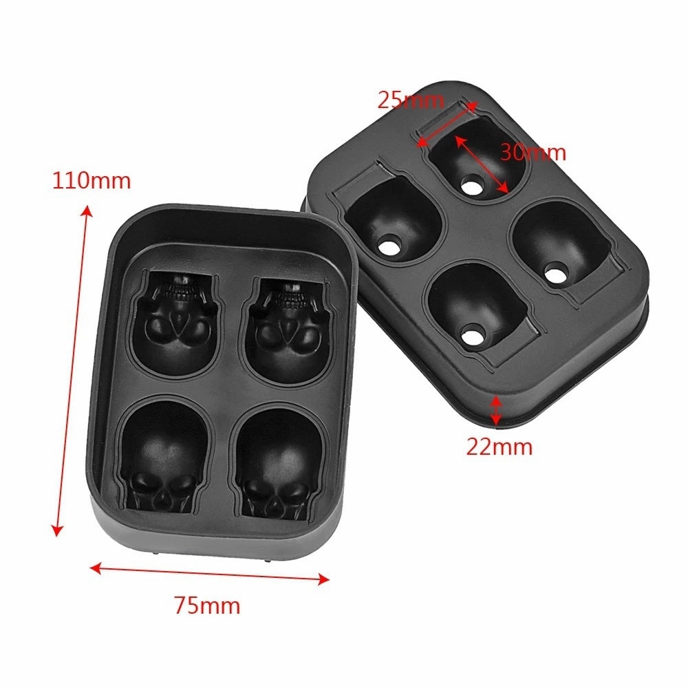 Silicone Skull Ice Cube Mold