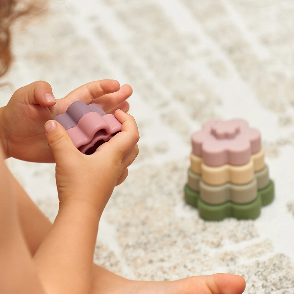 Silicone Stackable Flower