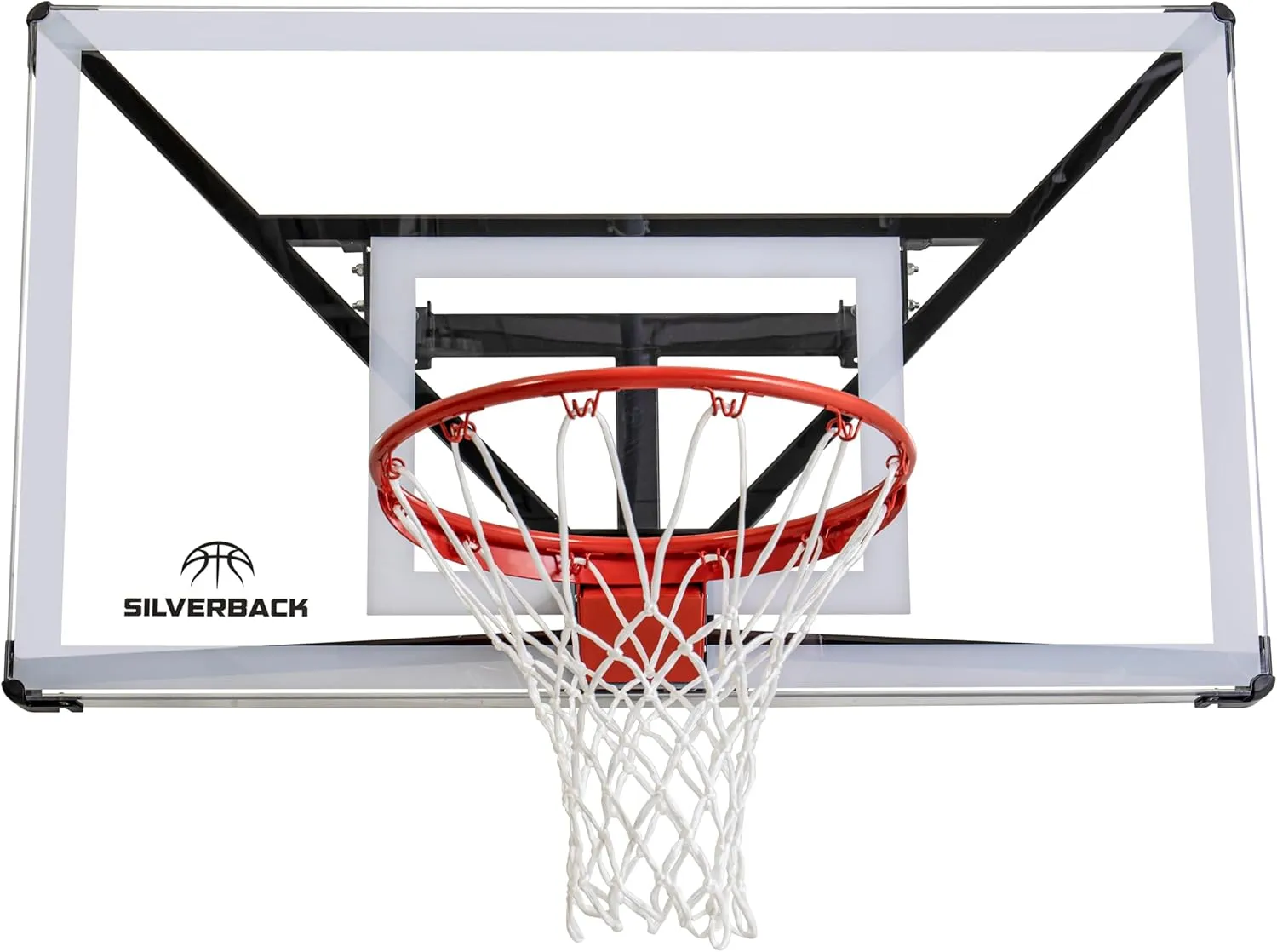 Silverback NXT 54" Wall Mounted Adjustable-Height and Fixed Basketball Hoop with QuickPlay Design