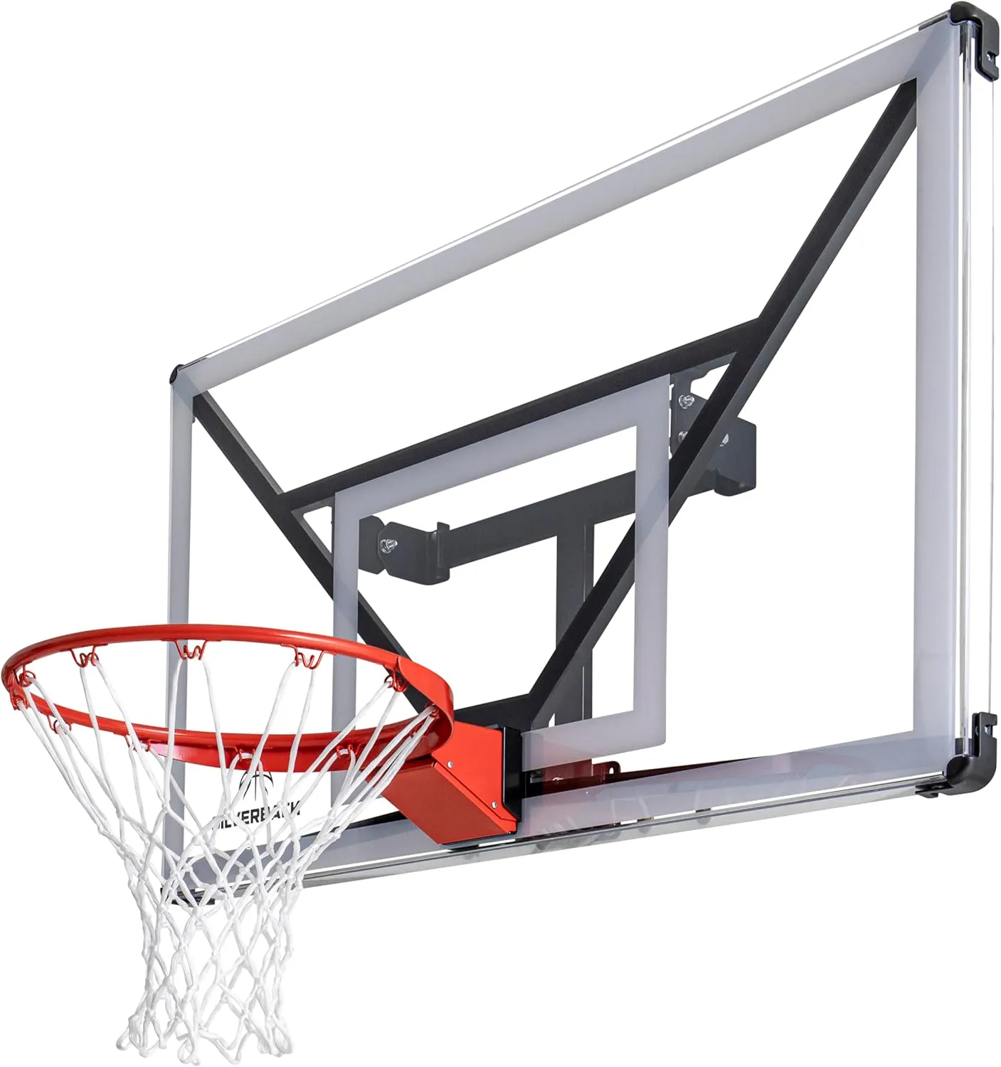 Silverback NXT 54" Wall Mounted Adjustable-Height and Fixed Basketball Hoop with QuickPlay Design