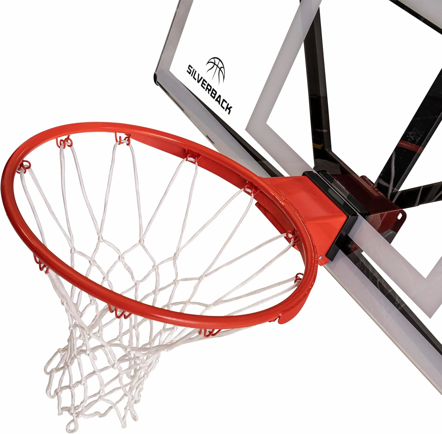 Silverback NXT 54" Wall Mounted Adjustable-Height and Fixed Basketball Hoop with QuickPlay Design