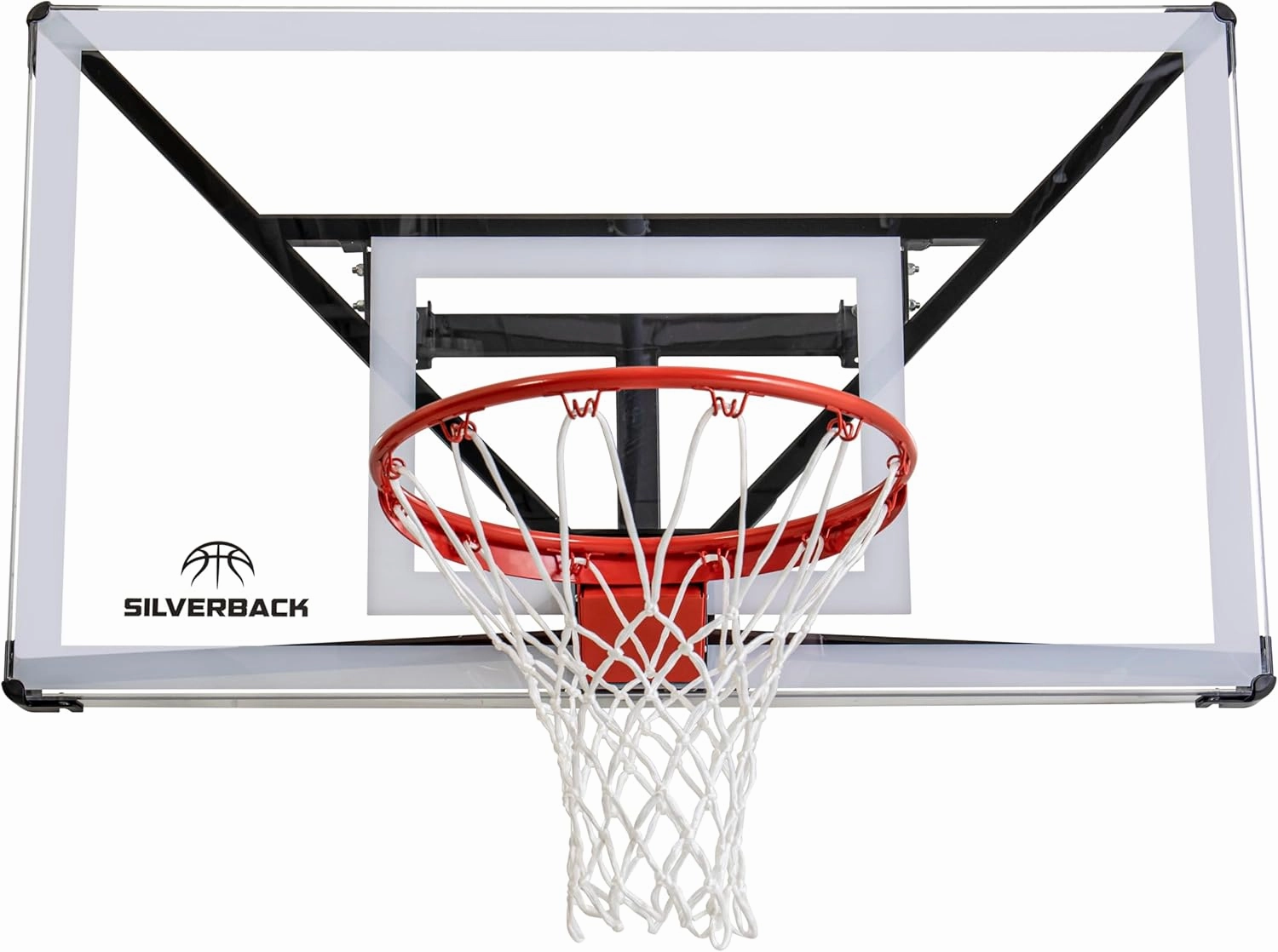 Silverback NXT 54" Wall Mounted Adjustable-Height and Fixed Basketball Hoop with QuickPlay Design