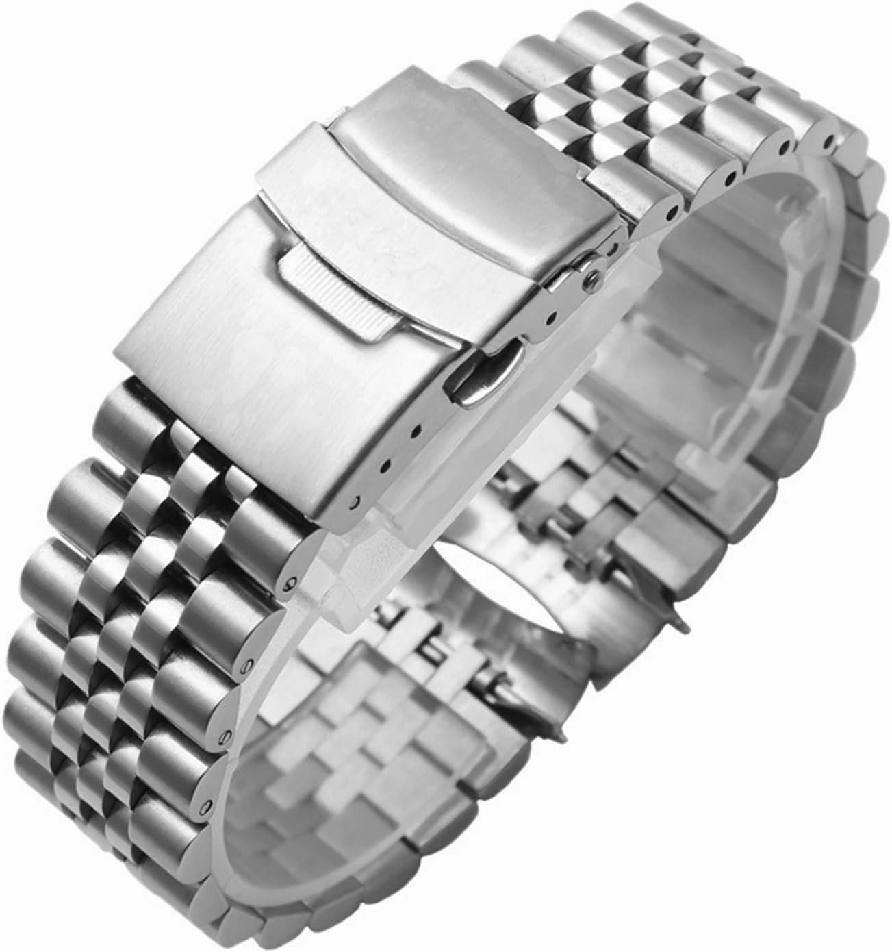 Solid Stainless Steel Strap 20mm 22mm Man Women Watchband Accessories With Quick Release Adjustable