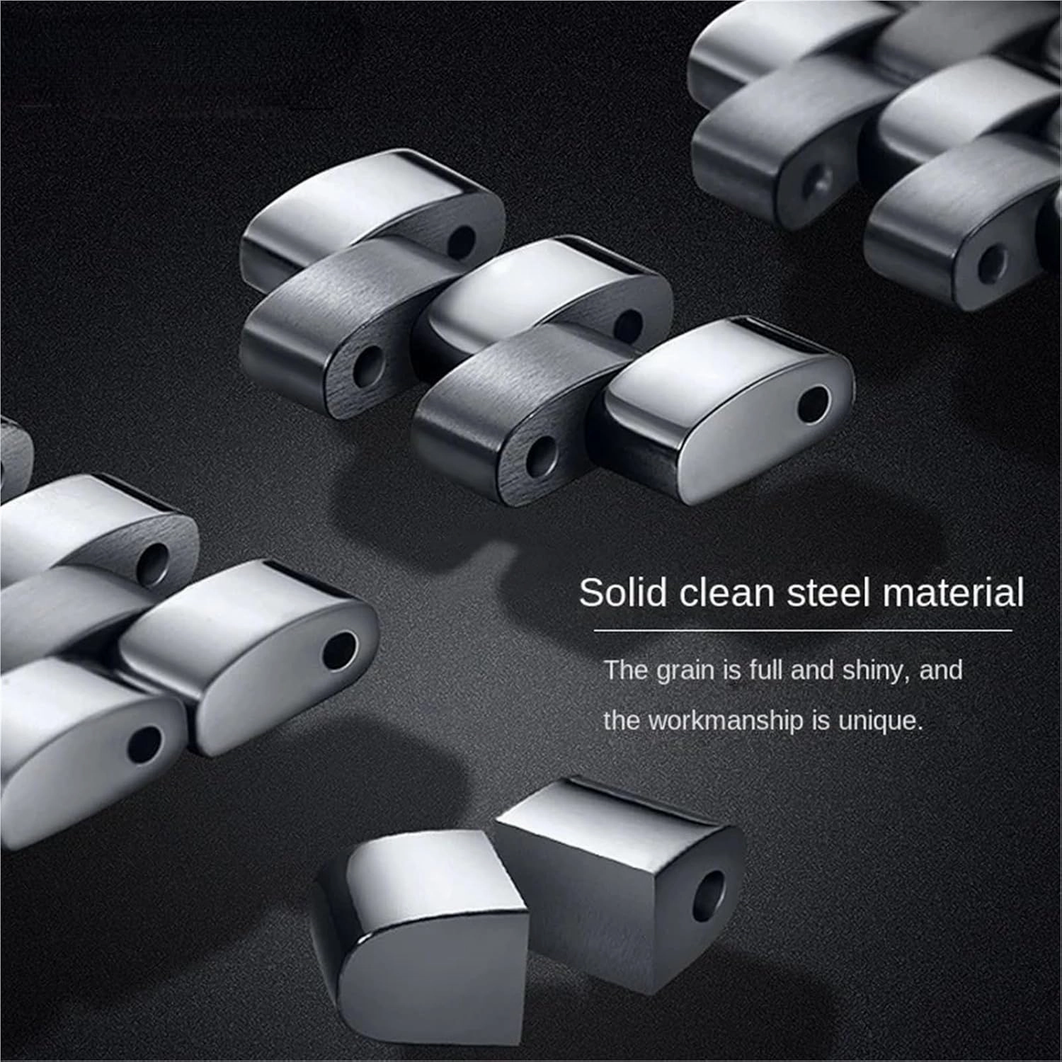 Solid Stainless Steel Strap 20mm 22mm Man Women Watchband Accessories With Quick Release Adjustable