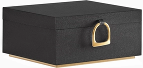 SONGMICS 2-Layer Jewelry Box, Jewelry Organizer with Handle, Removable Jewelry Tray, Jewelry Storage, Floating Effect, 8.1 x 9.4 x 4.3 Inches, Gift Idea, Black UJBC165B01