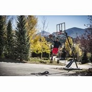 Spalding NBA 54" Portable Angled Basketball Hoop with Polycarbonate Backboard
