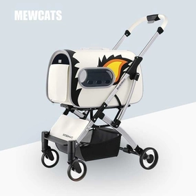 Spark Creative Cat Stroller 3 Style Carrier on Wheels