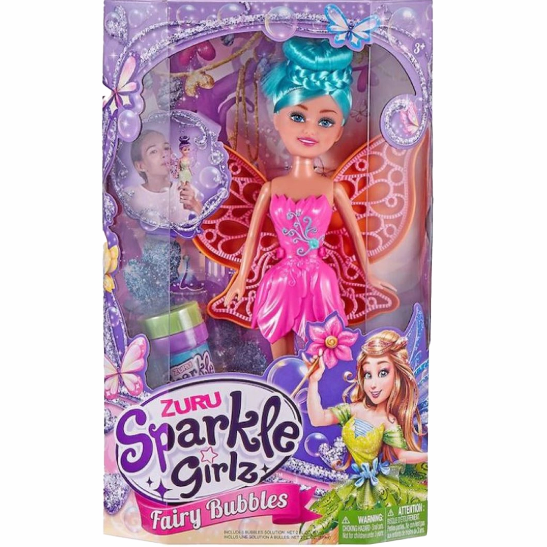 Sparkle Girlz - Fairy Bubbles Dreams Doll Playset