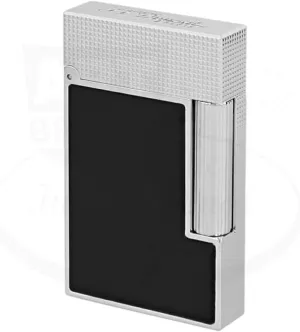 S.T. Dupont Ligne 2 Palladium and Matte Black Cling C16602 Lighter