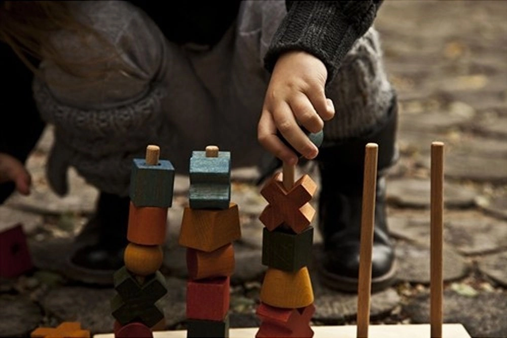 Stacking Montessori Toy by Wooden Story