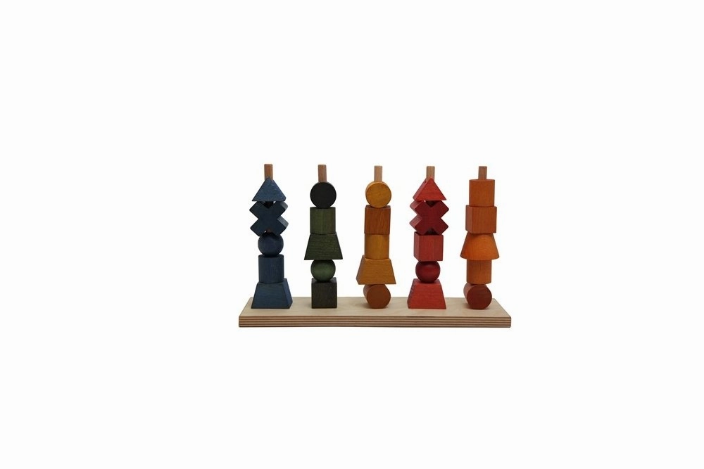 Stacking Montessori Toy by Wooden Story