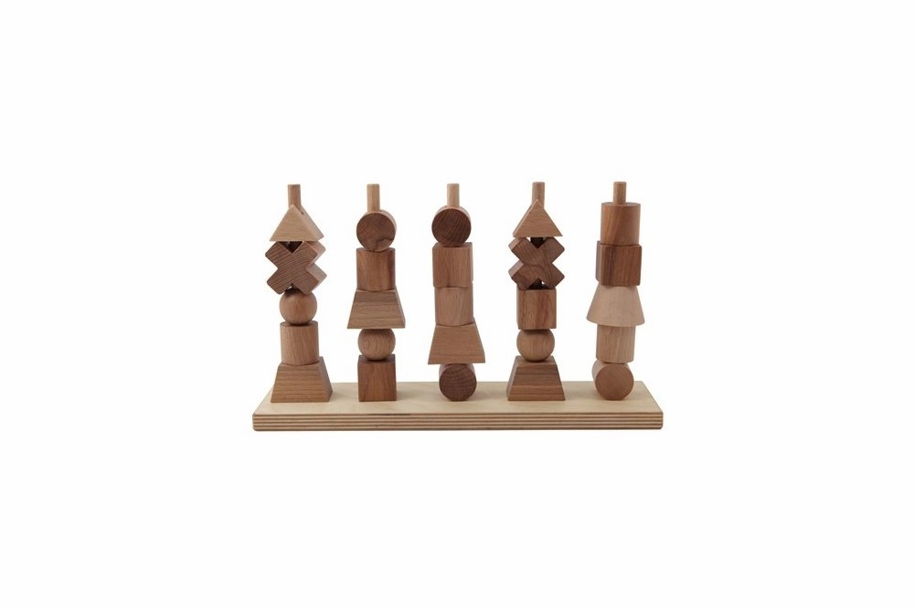 Stacking Montessori Toy by Wooden Story