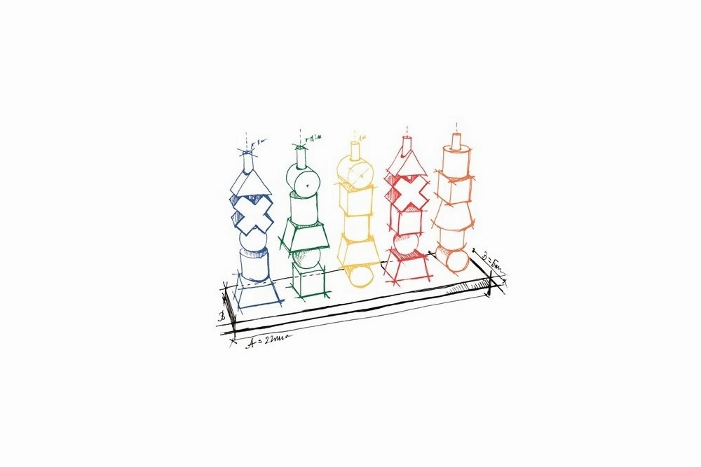 Stacking Montessori Toy by Wooden Story