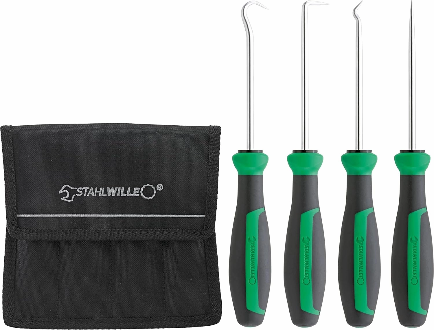 Stahlwille 96722802 13000/4 Professional Hooks and Picks Set, Precision Craftsmanship, Made in Germany