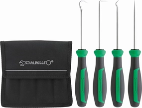 Stahlwille 96722802 13000/4 Professional Hooks and Picks Set, Precision Craftsmanship, Made in Germany