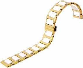 Stainless Steel Ceramic Watch Strap 14mm 16mm 18mm 20mm 22mm 24mm Watch Strap Women Men Universal Watch Strap With Tools
