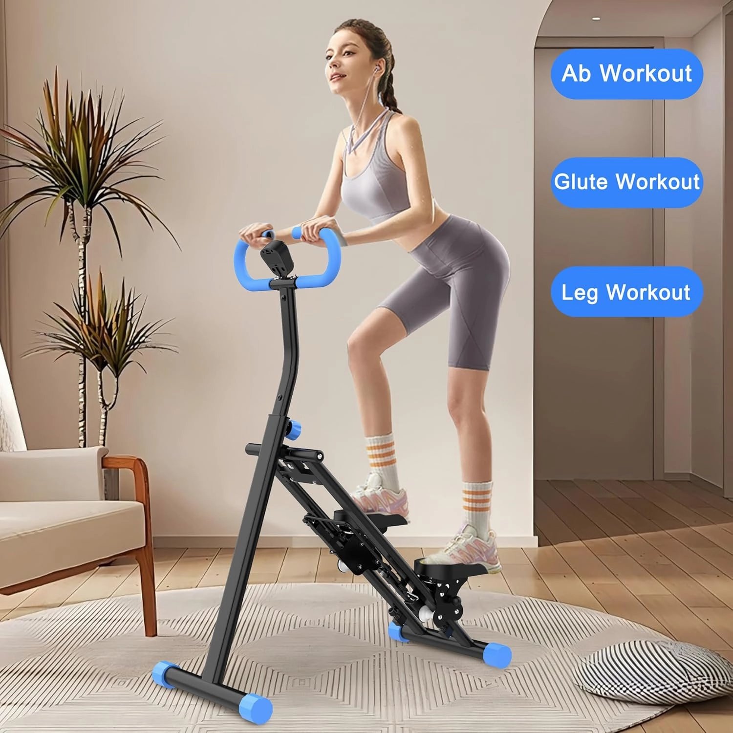 Stair Stepper for Home-Upgrade Vertical Climber Workout Machine for Full-Body Exercise Climber Fitness Equipment with Stable Frame Adjustable Handlebar
